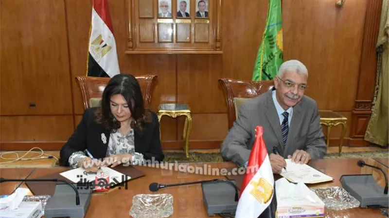 بروتوكول تعاون بين جامعتى السادات والمنوفية فى المجال الطبى