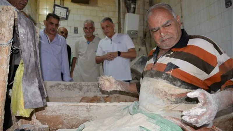 محافظ الإسماعيلية يطمئن على جودة الرغيف بالمخابز البلدية