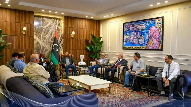 وزير التعمير الليبي يبحث التعاون مع نائب وزير الإسكان المصري