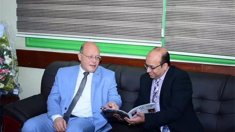النعماني يبحث أوجه التعاون المشترك مع رئيس جهاز مدينه سوهاج