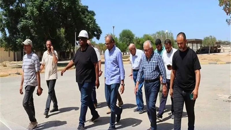 سيد إسماعيل يزور مقر جهاز تنفيذ مشروعات الإسكان والمرافق الليبي