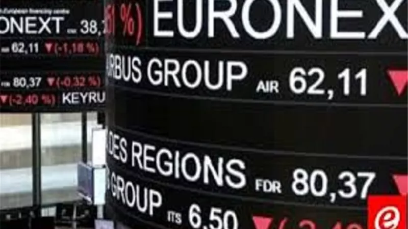 تراجع الأسهم الأوروبية بعد تعرض عدد من البورصات لخلل تقني
