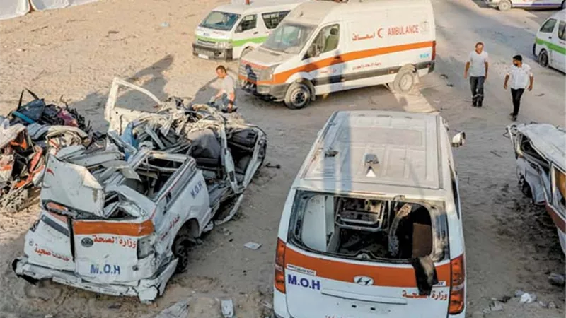 المرافق الصحية في جنوب قطاع غزة وصلت إلي نقطة الانهيار