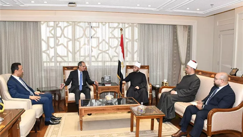 طلعت : إتاحة المحتوى الثقافى للأوقاف على بوابة تراث مصر الرقمى