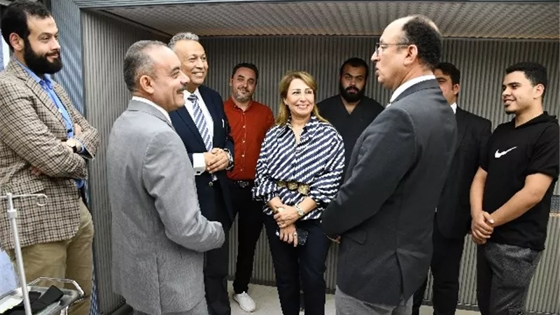 رئيس جامعة حلوان يعلن أنباء سارة وخدمات صحية جديدة فى مستشفى بدر.. صور