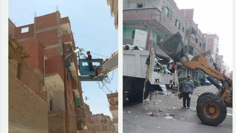 رفع ٧٥٧٩ طن مخلفات من الإسماعيلية خلال الأسبوع الماضي