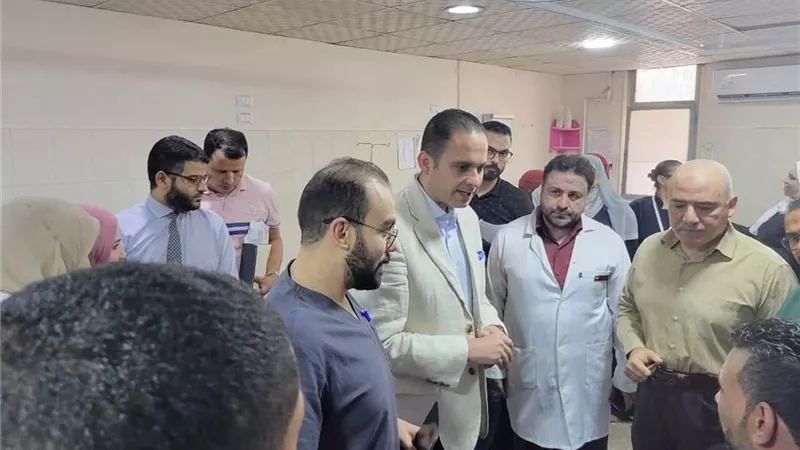 نائب وزير الصحة يتفقد مستشفى قويسنا العام ويشيد بالخدمات الطبية