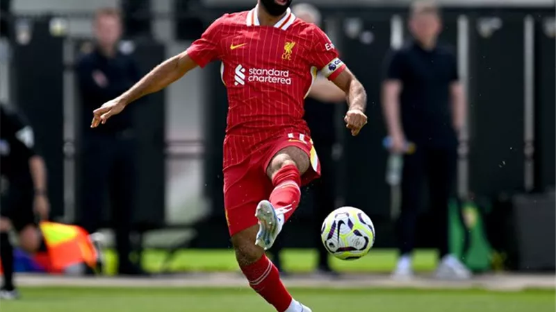 شاهد محمد صلاح في مباراة ليفربول الودية امام بريستون .. فيديو