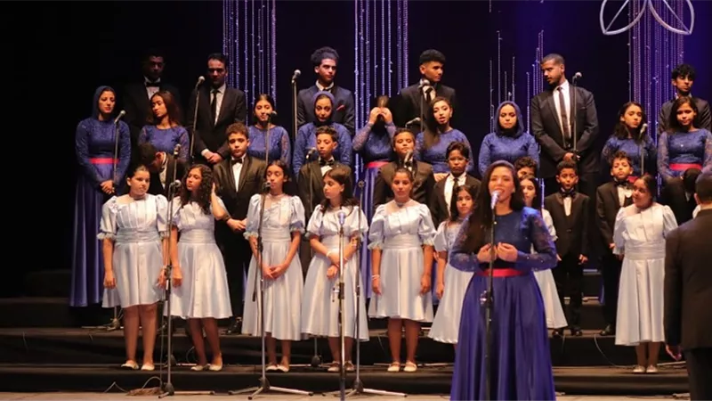 مواهب البالية تتألق مع كورال الشباب والأطفال بمهرجان الأوبرا