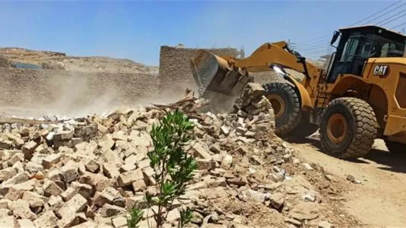 19 حالة تعدى بمساحة 8 ألاف م2 بنطاق مدينة كوم أمبو