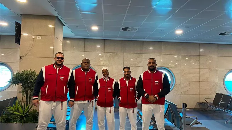 الفوج الأول من بعثة مصر في الأولمبياد يطير إلى باريس