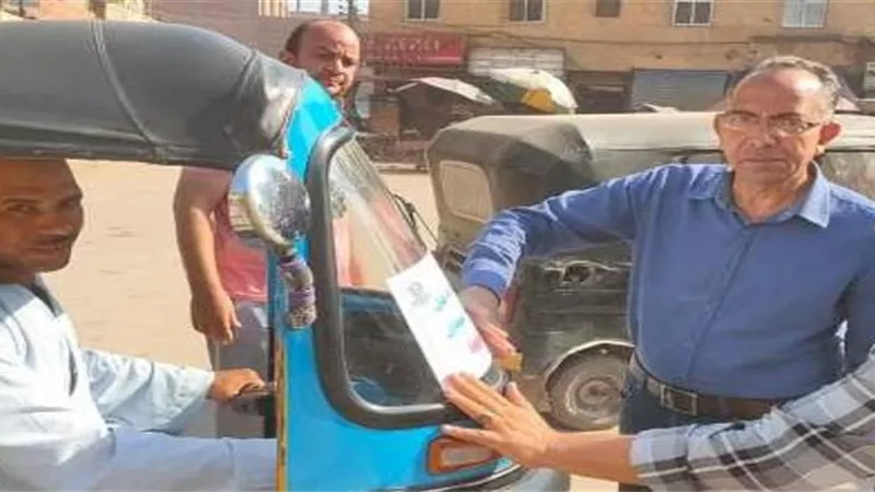رئيس مدينه مطاي يضع تسعيره موحده للتوك توك داخل المدينة