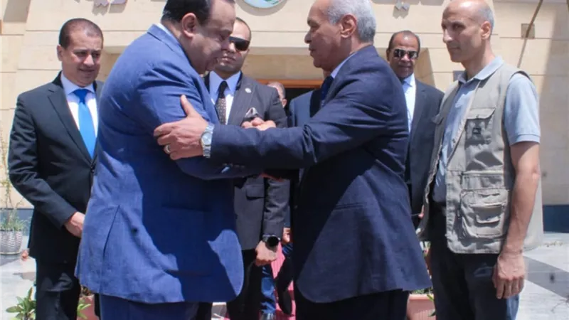 النيابة الإدارية تستقبل رئيس الهيئة الوطنية للانتخابات