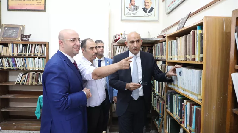 وزيرالتعليم ومحافظ بنى سويف يتفقدان مدرستين ثانوى وابتدائي