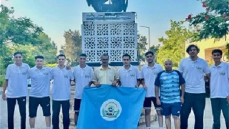 طلاب الإسماعيلية الأهلية يشاركون في اللقاء الرياضي لجامعات القناة