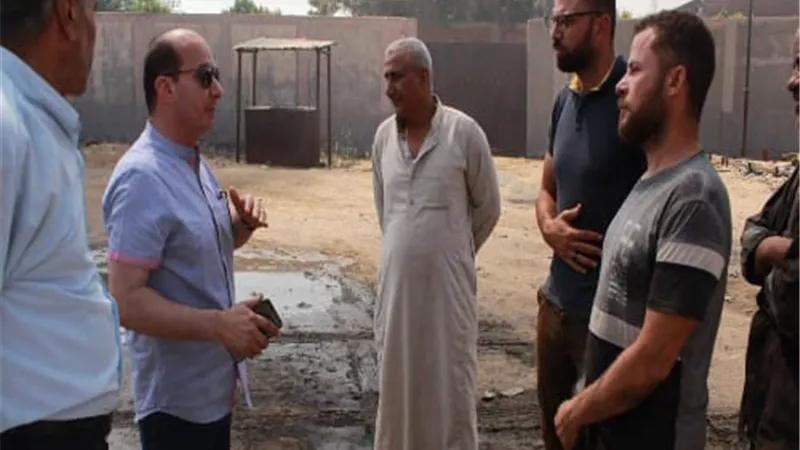 وكيل وزارة الصحة بالقليوبية يتفقد مجمع المحارق بالخانكة