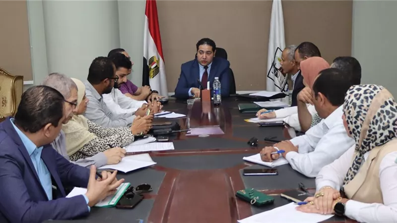 نائب محافظ بنى سويف يبحث انتهاء مشروعات مياه الشرب بحياة كريمة