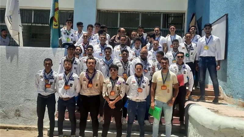 انطلاق خطة الأنشطة الصيفية بجامعة حلوان بالمعسكر التدريبي للجوالة