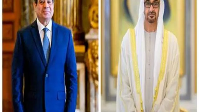 الرئيس الإماراتي ونائباه يهنئون الرئيس السيسي بذكرى ثورة يوليو