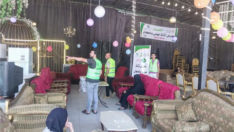 استفادة 3 قرى من المعرض المجانى لتوزيع الأثاث المنزلى بأبوكبير