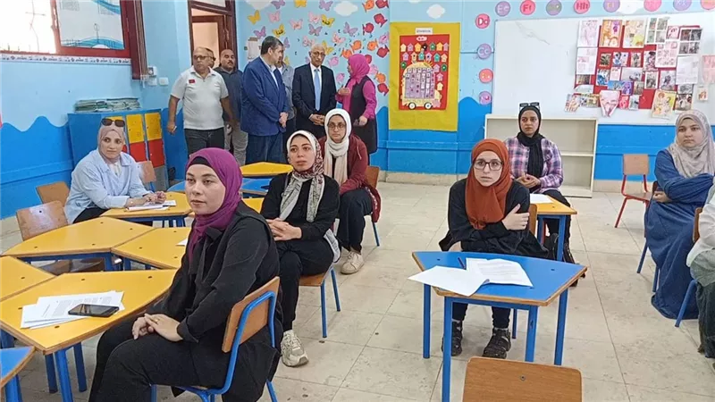 محافظ شمال سيناء يتفقد المدرسة اليابانية بالعريش