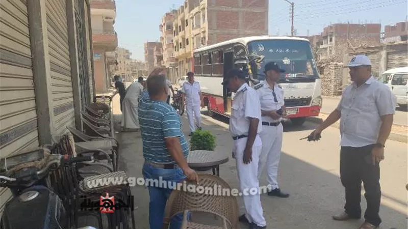 النمر : 45 إزالة فورية و 20 محضر إشغال خلال حملة مكبرة بأشمون