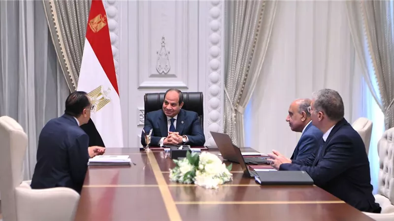 الرئيس السيسي يوجه بالتنسيق بين الوزارات لضمان انتظام الكهرباء