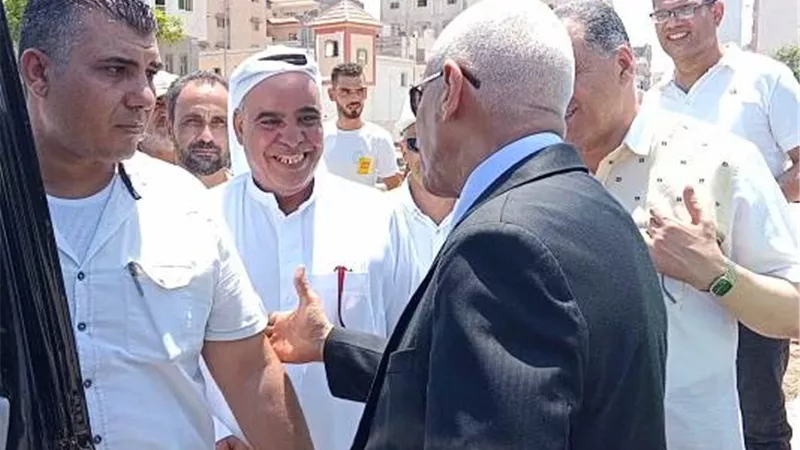 محافظ شمال سيناء يشهد مبادرة إعادة تجميل ميادين العريش