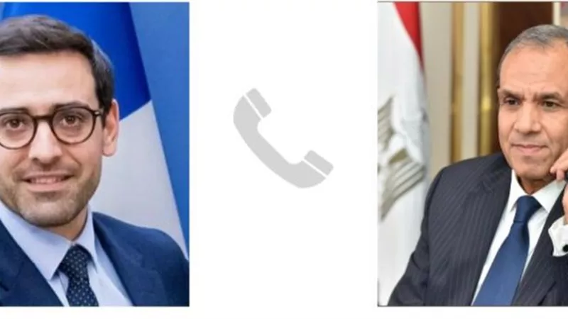 وزير الخارجية يتلقى اتصالاً هاتفياً من وزير خارجية فرنسا