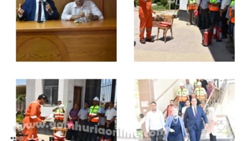 حقوق السادات تنفذ خطة إخلاء للتدريب على مواجهة الكوارث والأزمات