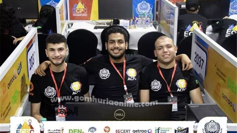 رئيس جامعة السادات تهنئ طلاب الذكاء الاصطناعي لتأهلهم بمسابقةECPC
