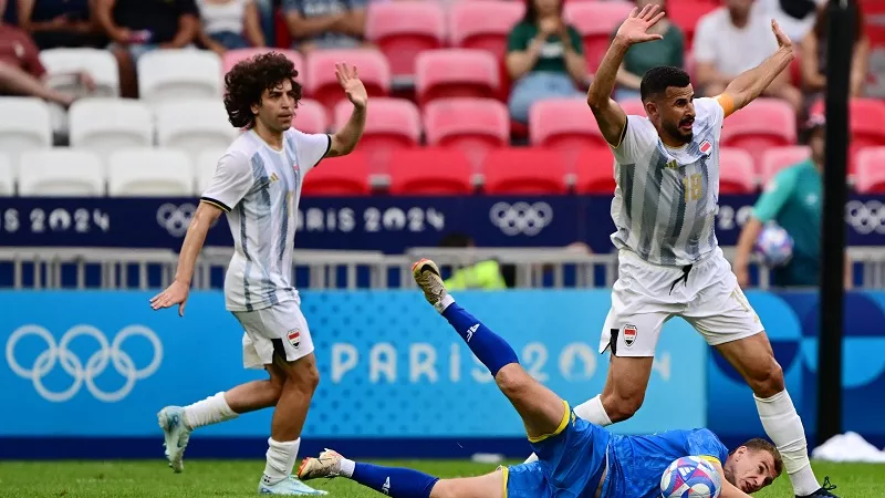 قائد منتخب العراق : طموحنا التأهل للدور الثانى فى الأولمبياد