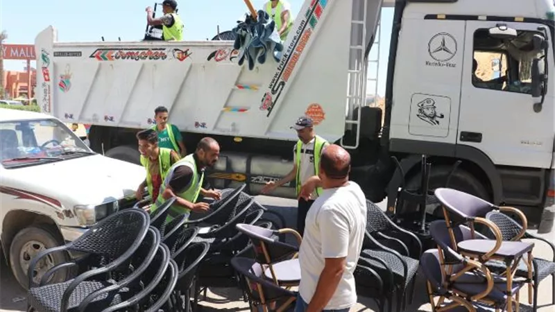 حملات على الإشغالات والتعديات بمدن 6 أكتوبر و15 مايو وبدر والشيخ زايد