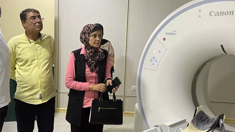 وكيل صحة بني سويف تفاجئ مستشفى الواسطى