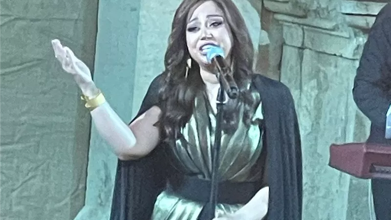 ريهام عبد الحكيم تتألق على مسرح جرش التاريخي