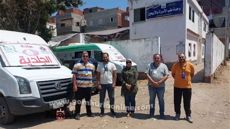 علاج ١٤٣٥ مواطنا بالمجان في قافلة طبية بدمياط
