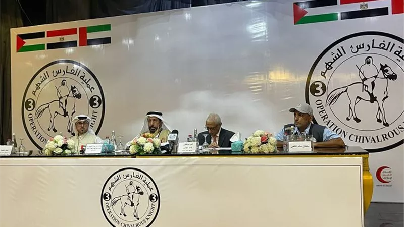 إبحار سفينة المساعدات الإماراتية الرابعة بحمولة 5340 طناً إلي غزة