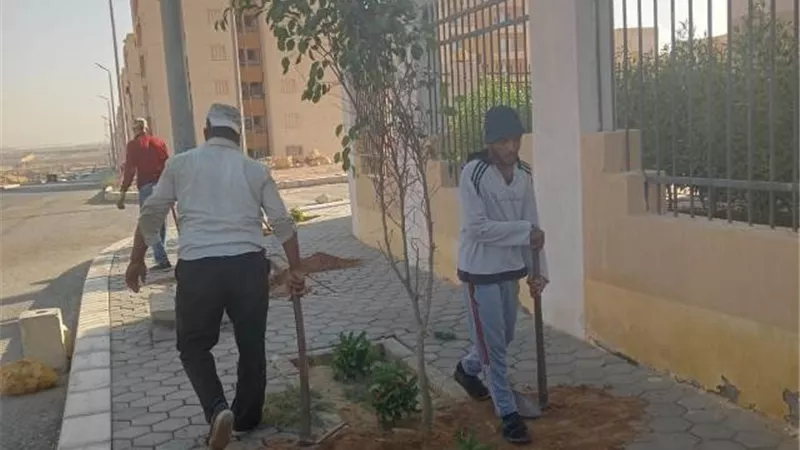 رئيس جهاز بدر يعلن عن أحدث عمليات الزراعة أمام أهم المنشآت.. صور