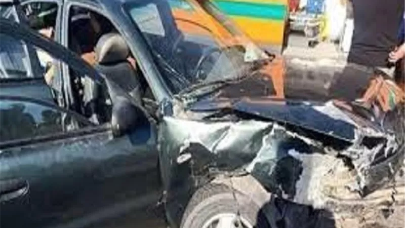 إصابة 6 أشخاص فى حادث سيارة ملاكى بكفر شكر