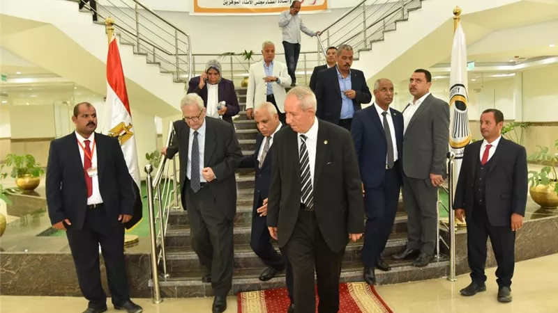 جولة تفقدية لمجلس أمناء جامعة أسيوط الأهلية
