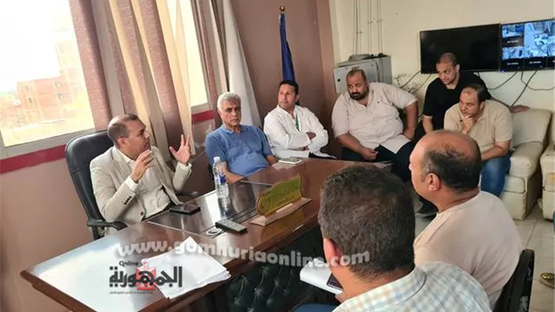 اجتماع مشترك بين رئيس مركز ومدينة الدلنجات ووكيل صحة البحيرة