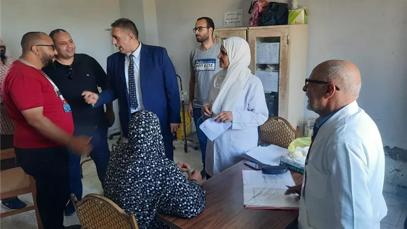 صحة كفرالشيخ تدشن قافلة طبية مجانية بقرية المجد