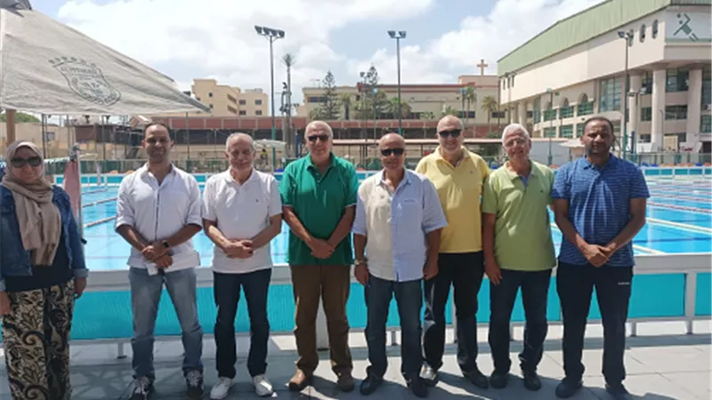 لجان التفتيش علي حمامات السباحه بالاسكندرية تمنح الاتحاد مهله