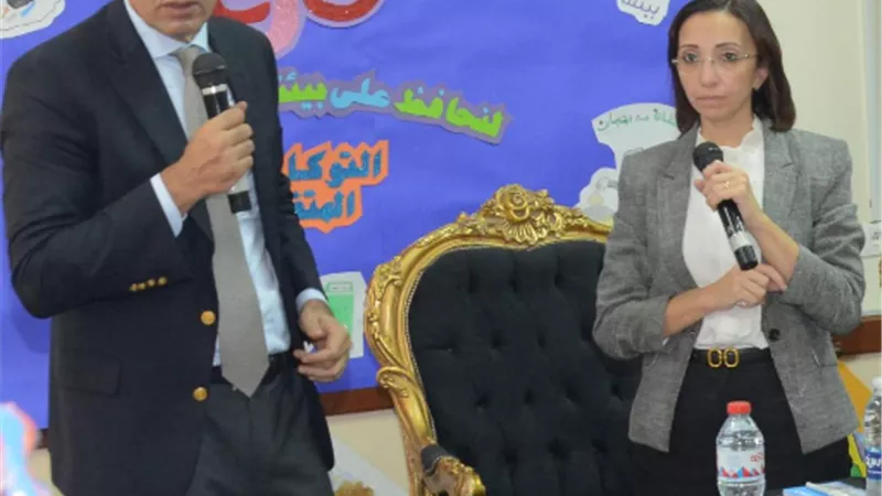 وزير التربية والتعليم ومحافظ البحيرة فى لقاءً مع قيادات المحافظة