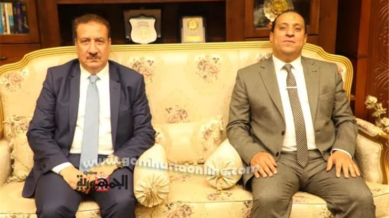 محافظ المنوفية يقدم التهنئة لمدير الأمن الجديد