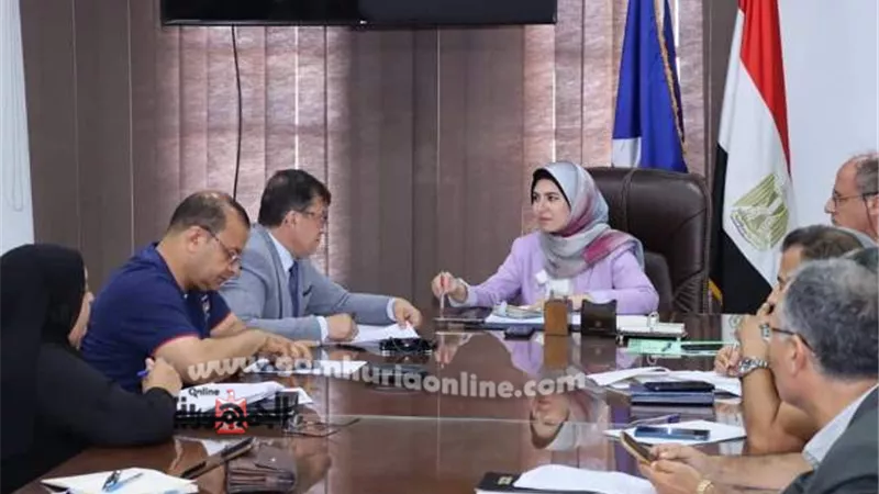 نائب محافظ دمياط تترأس إجتماعا لمتابعة مشروعات 