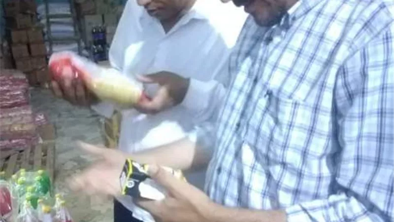 رئيس مدينه مطاي يتابع طرح مواد غذائية مدعمة بالمنافذ