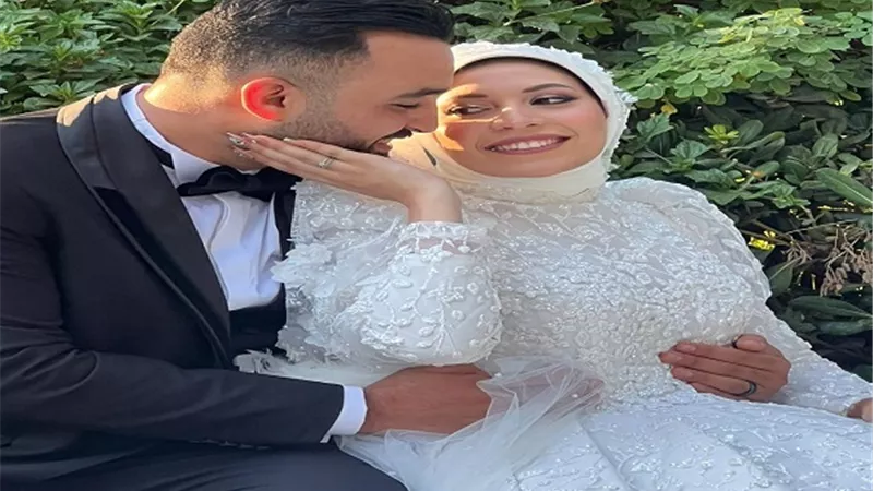الف مبروك زفاف العروسين .. كريم ورحمة