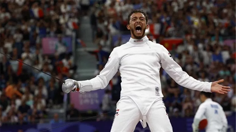 العريان:محمد السيد بطل مصر فى السلاح بعد فوزه بالبرونزية