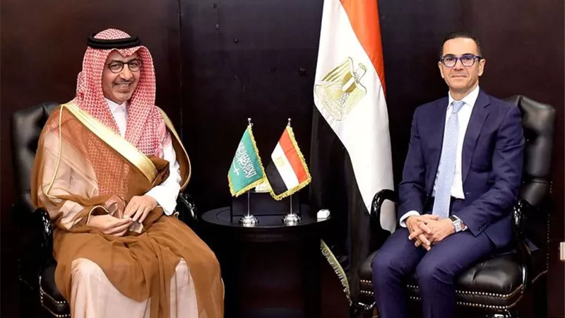 وزير الاستثمار يبحث مع السفير السعودي سبل تعزيز التعاون الاقتصادي